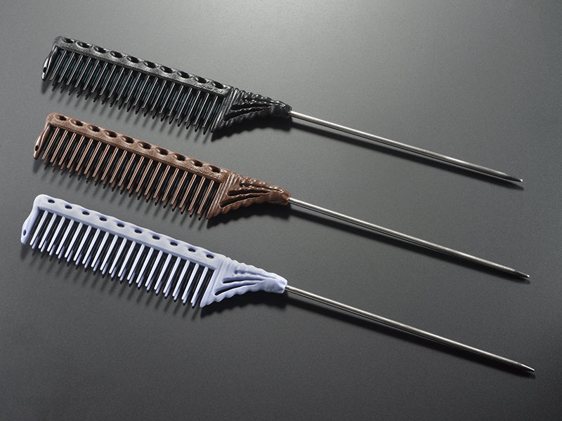 Y.S. Park Pintail Comb 112 – Feinzahnige Schneidekamm, Hitzebeständig, Für Präzises Abteilen & Folien